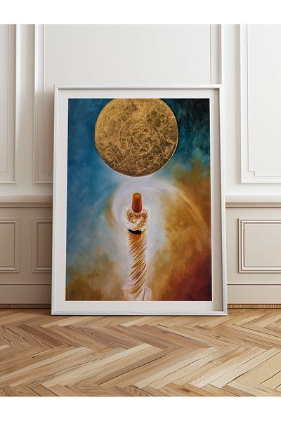 HOMEPACK Pictură cu un singur cadru din lemn Pictură poster dintr-o bucată TK/1224