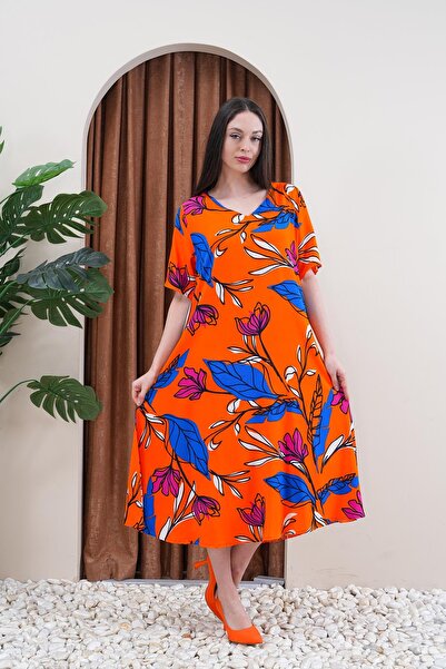 WestBound Літнє плаття з квітковим візерунком на піврукаві | Пляжне плаття | Домашнє плаття | Відпускне плаття