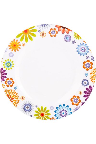 AKDC Srv Ff Small Plate L(20cm) xW(20cm) xH(2cm) White