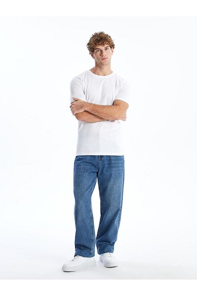 LC Waikiki Tricou bărbătesc din bumbac pieptănat cu gât crew
