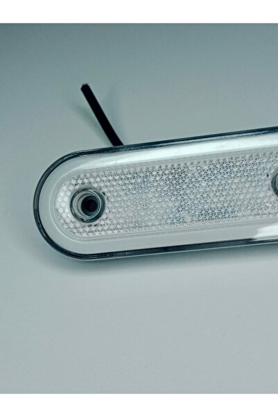 GROFE PLAST "NEON 24 LEDLİ SİDE MARKER OVAL YAN KASA LAMBASI 12-24 VOLT (BEYAZ)