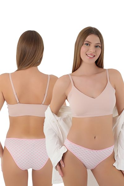 CNT Chiloți din bumbac cu model pentru femei, care oferă eleganță și confort împreună