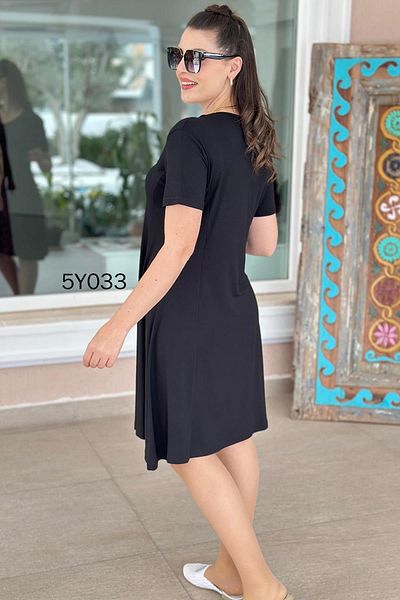 İnce Topuk Viscose Dress Collar Detail Crystal 5Y033