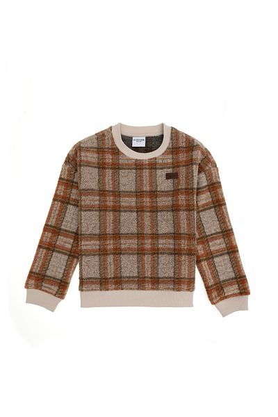 U.S. Polo Assn. Boy's Cream Sweatshirt 50290871 -Vr071