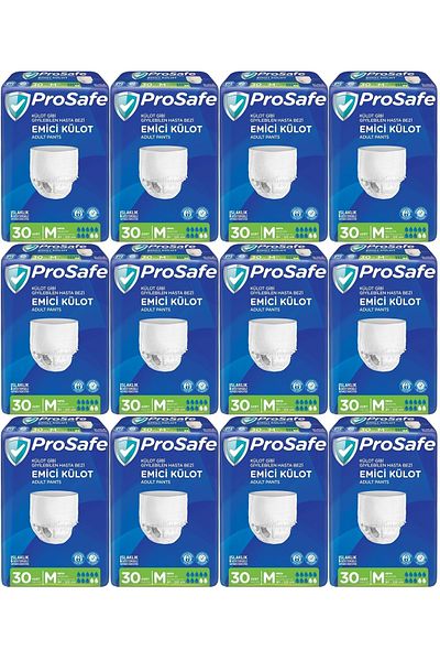 PROSAFE 360 Pieces Absorbent Panty Diapers (12Pk*30) Medium-Medium