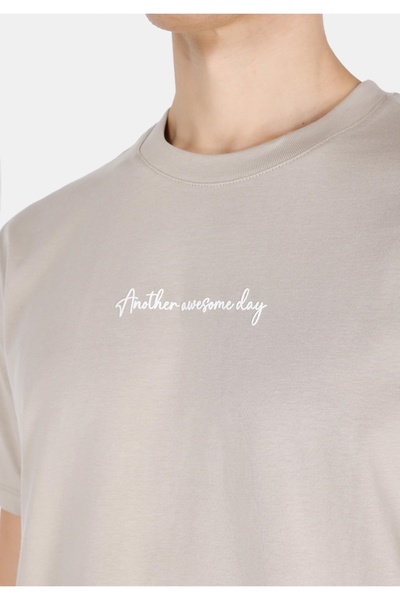 Colin's Ανδρικό μπλουζάκι με κοντό μανίκι Comfort Fit με στρογγυλή λαιμόκοψη