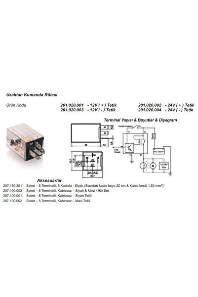 Elo 12V UZAKTAN KUMANDA İLE BAGAJ AÇMA-FAR AÇMA-KORNA CALMA-SİNYALLERI YAKMA ...