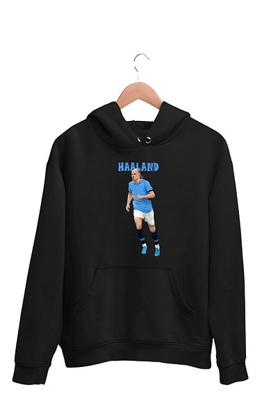 ESTİLİVO Haaland 3 Football Men's Sweatshirt Unisex Regular Oversize Hoodie