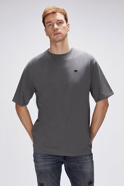Bad Bear Damon Anthracite Men's Oversize T-Shirt