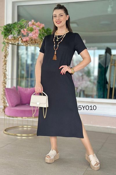 İnce Topuk Rochie de cristal cu fantă 5y010