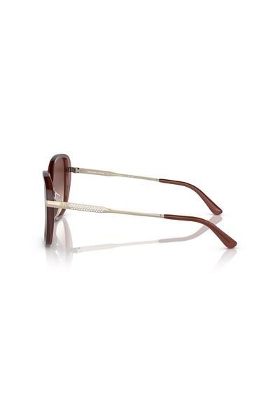 Michael Kors Woman Square Sunglasses- Mk 2185bu - Lense Size:56mm - Milky Primrose