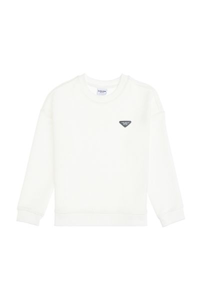 U.S. Polo Assn. Boy's Cream Crew Neck Sweatshirt 50290776 -Vr071