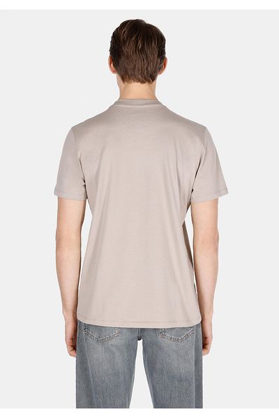 Colin's Regular Fit Round Neck Solid Men's Stone Short Sleeve T-Shirt