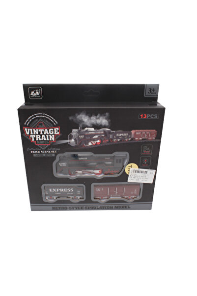 None قطار سكة حديد عتيق مع إضاءة B/O 12-2040606