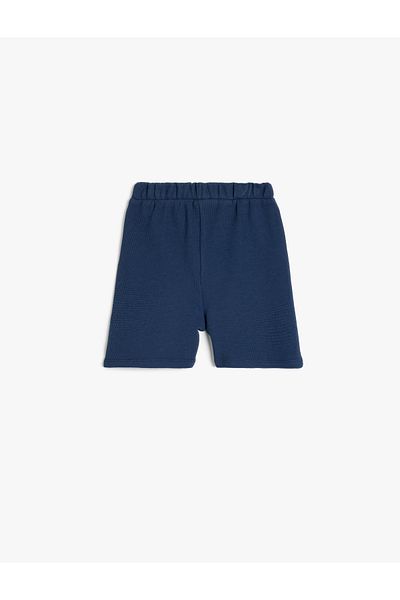 Koton Pantaloni scurți din bumbac cu buzunar elastic în talie