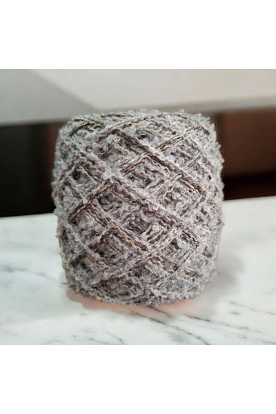 Kırlangıç Μάλλινο Boucle & Ebruli Wool Chain Mix Design Πλεκτό Σχοινί 190 γρ.