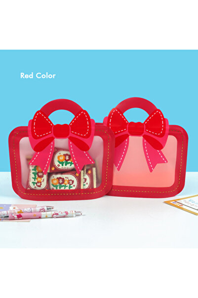 Choice15 20x19cm 15Pcs Red 30Pcs Bow Snack Packaging Bag Portable Design Cosm...