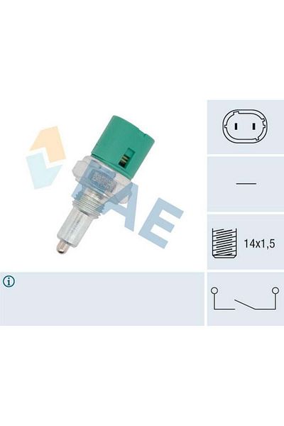 FAE Geri Vites Müşürü (2 FİŞ YEŞİL SOKET) (M14 X 1.5) Dacıa-renault