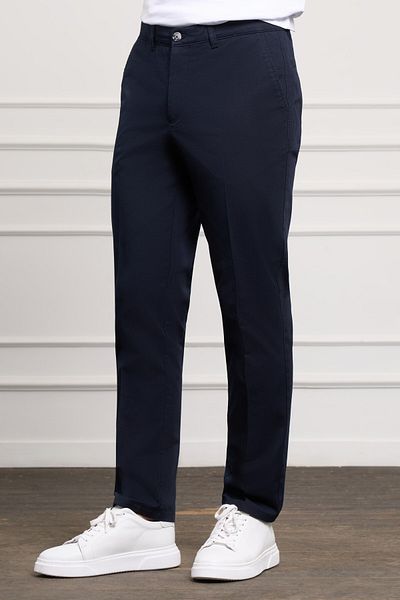 Morven Black Slim Fit Slim Fit Side Pocket Lace up Jogger Men's Trousers