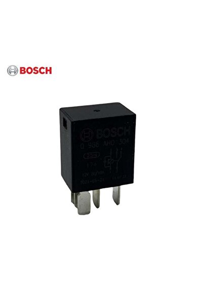 Bosch 12V RÖLE 5 UÇLU 20 A MİKRO (ÇİFT PLATİN) (87a) (DİYOTLU)