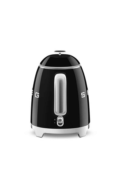 SMEG 50's Style Retro Mini Kettle 0.8 Litre, Black
