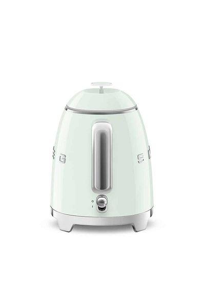 SMEG غلاية صغيرة على طراز الخمسينيات، سعة 0.8 لتر، باللون الأخضر الفاتح