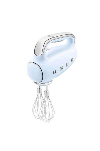 SMEG 50's Style Retro Hand Mixer, Pastel Blue