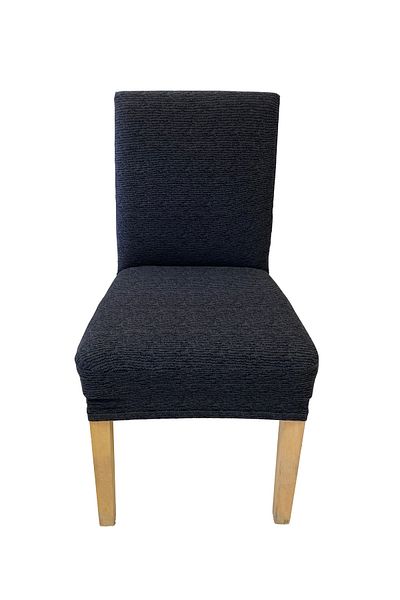Lucy and Home Anthracite Jacquard 6' Case Chair