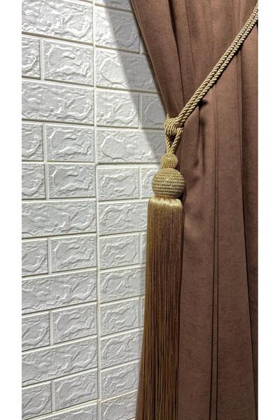 Helezoni Аксесуар для штор з бахромою Bracol з камінцями Люкс-збірник для штор Корниз Takmatik 1 ШТ.