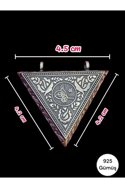 Moda Gümüş 925 Ayar Gümüş Cevşen Muska Kabı Kolye