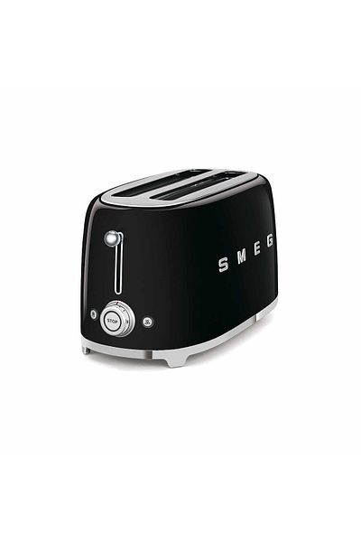 SMEG 50's Style 4-Slice Toaster, Black