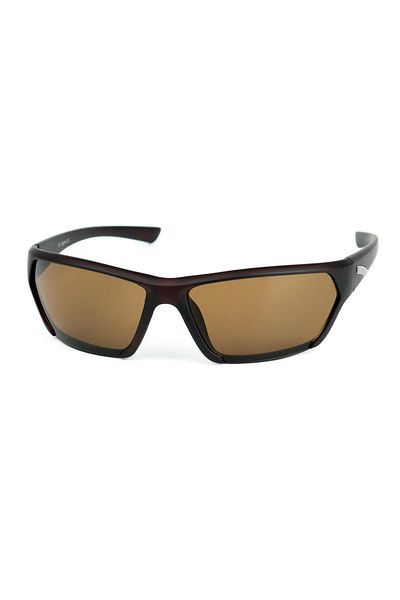 Di Caprio Men's Brown Uv400 Protection Rectangular Model Sunglasses