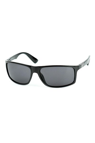 Di Caprio Men's Black Uv400 Protection Rectangular Model Sunglasses
