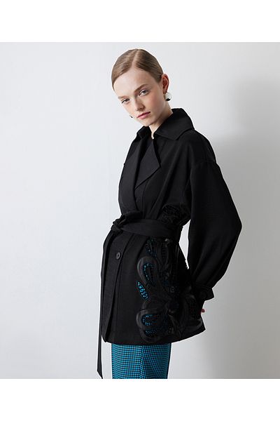İpekyol Embroidery Detailed Coat