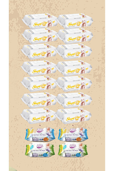 Sleepy Sensitive 90 Sheets 14 Pack Wet Wipes