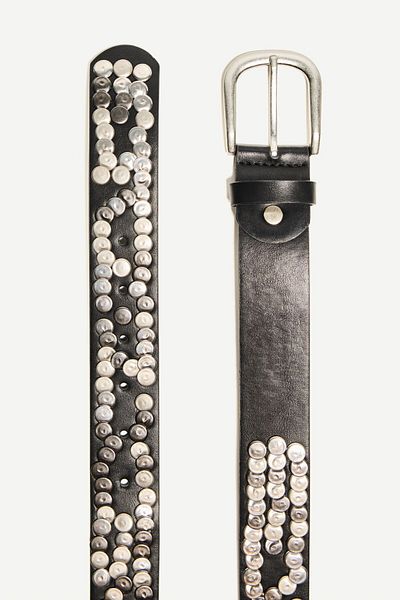 Bershka Wide studded belt