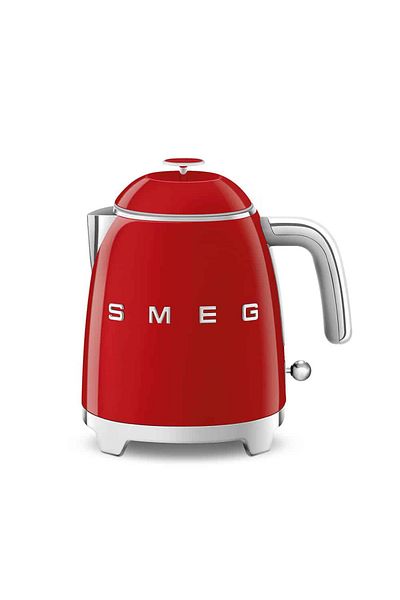 SMEG 50's Style Retro Mini Kettle 0.8 Litre, Red