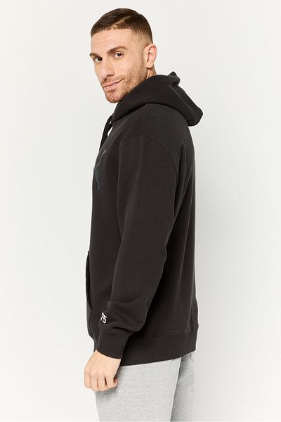 Puma Men Sportswear Fit Embroidered Logo Long Sleeves Outdoor Sweatshirt, Black