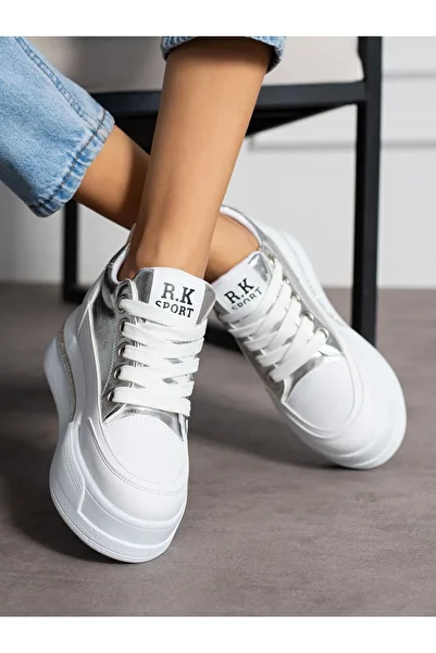 LABRONA Women's Thick Sole Stone Sneakers