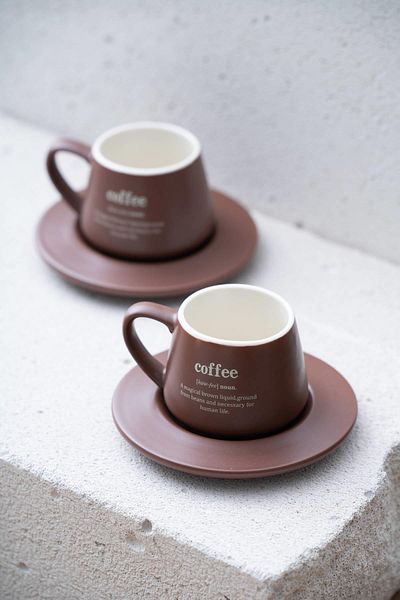 ACAR Blush 2-Person Coffee Cup Set - 90 ml