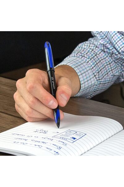 UNİ-BALL Uni-Ball Roller Kalem Aır 0.5 MM (2 Adet Mavi+1 Adet Siyah)