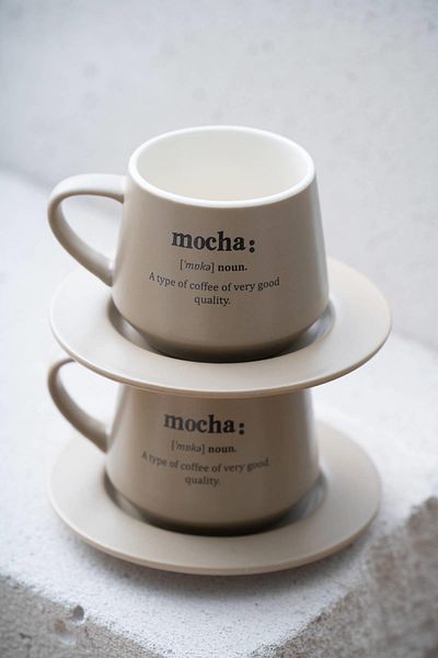 ACAR Blush 2-Person Coffee Cup Set - 200 ml