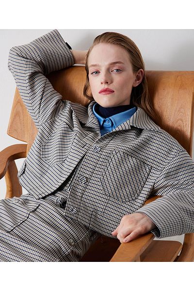 İpekyol Houndstooth Pattern Jacket