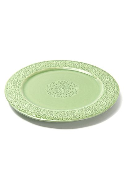 Fissman Ceramic Plate Green 27cm