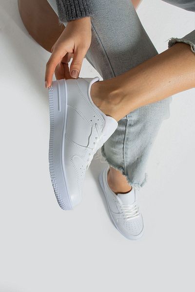 MYZENNE White Color Air Sole Sneaker & Sports Shoes (3 cm Sole) (Choose 1 Size Bigger)