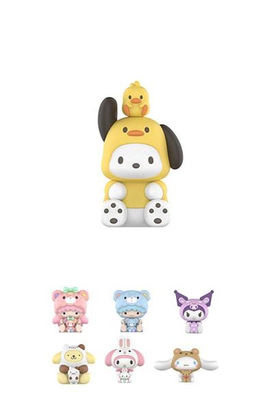 Miniso صندوق مفاجئات عشوائي من Sanrio Hugging Friends - قطعة واحدة