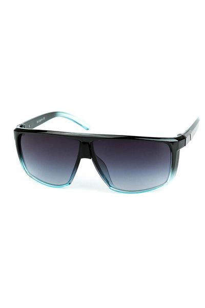 Di Caprio Men's Blue Uv400 Protection Rectangular Model Sunglasses