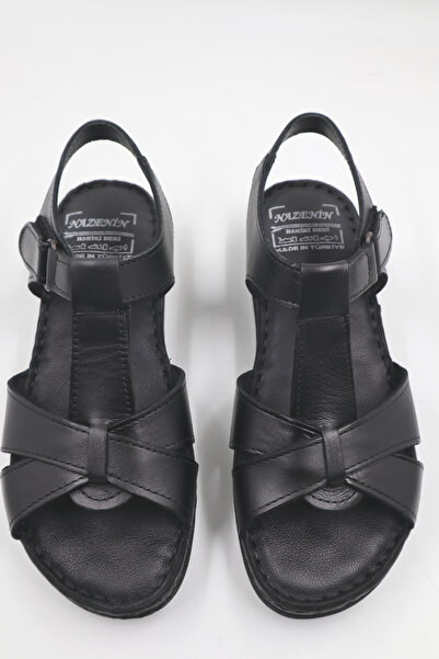 nazenintasarımlar Interior Exterior Genuine Leather Full Orthopedic Soft Comfortable Daily Sandals