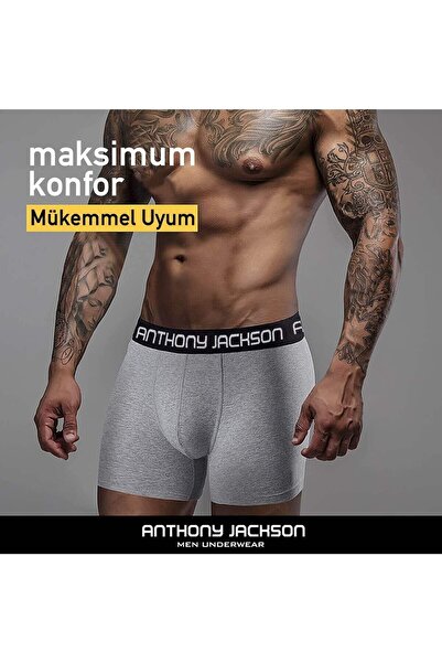 ANTHONY JACKSON Lycra 6 Pack Premium Ανδρικά Μπόξερ