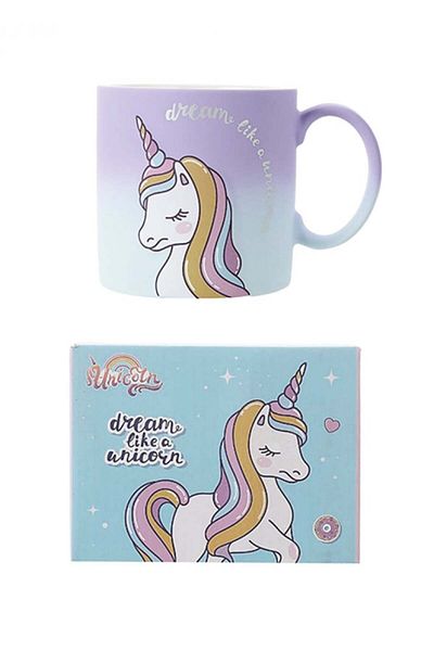 Miniso Unicorn Dreams Gradient Ceramic Mug 380ml